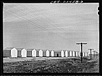Grain storage, Hereford, Deaf Smith County, Texas