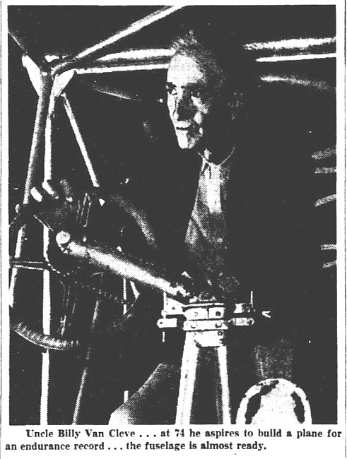 News article - William Fenton VanCleave, Haskell County, Texas