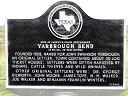 Yarbrough Bend Historical Marker Photo. Click to view a larger copy.