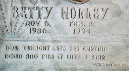 Betty Holley, Midland County, TXGenWeb