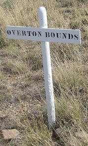 grave marker of Overton Bounds