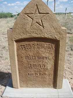 grave marker of Fred Chilton