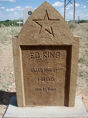 grave marker of Ed King