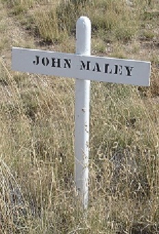 grave marker of John Maley