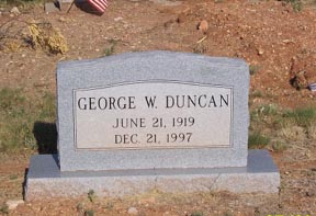 Duncan, George W., Taylor County, TXGenWeb